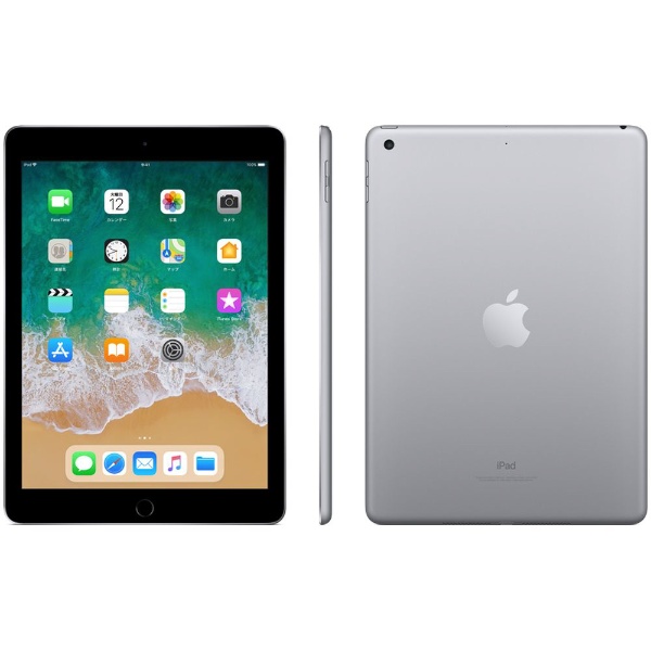 iPad 第6世代 128GB スペースグレイ MR7J2J／A Wi-Fi [128GB] （2018）