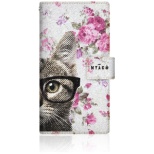 NYAGO 501SO纤细笔记本型包NYAGO笔记本可爱的眼鏡面部猫-财花danya～。 - 501SO-BNG2S2725-78粉红