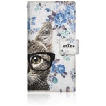 NYAGO 501SO纤细笔记本型包NYAGO笔记本可爱的眼鏡面部猫-财花danya～。 - 501SO-BNG2S2726-78蓝色
