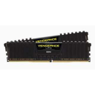 ݃@VENGEANCE LPX 16GB DDR4 DRAM 2666MHz C16 Memory Kit - Black 8GB~2g CMK16GX4M2Z2666C16 [DIMM DDR4 /8GB /2]