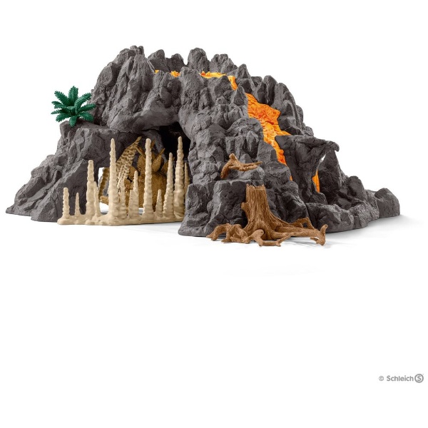 値下げ幅 シュライヒ 大火山とティラノサウルス恐竜ビッグセット 