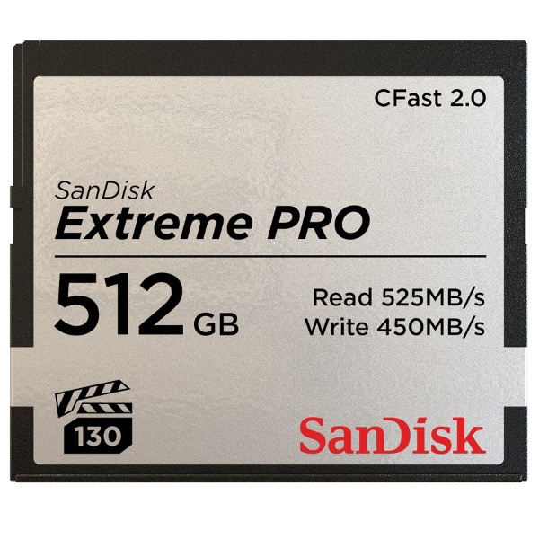 Sandisk Extreme PRO 128GB CFカード　4k動画収録確認