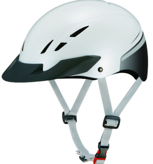  自転車用 サイクル ヘルメット エレキャップ(XLサイズ：61 63cm/パールホワイト)4905637
