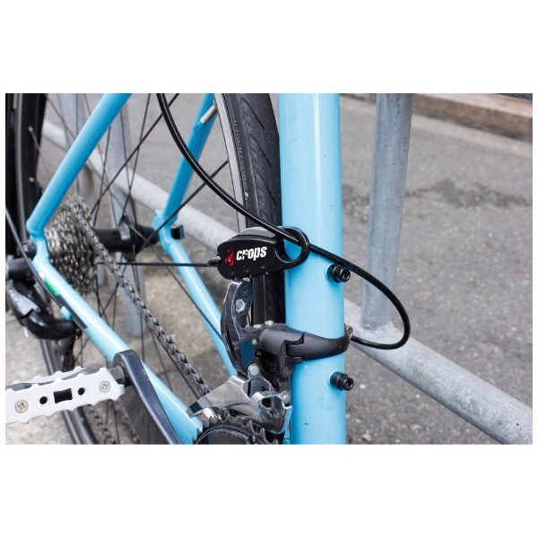 自転車用ワイヤー Q4 CP-SPD07 ブラック [ワイヤーロック /ナンバー錠