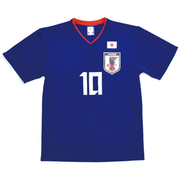 サッカー日本代表 プレーヤーズTシャツ（#10 香川真司/Lサイズ) O-049 