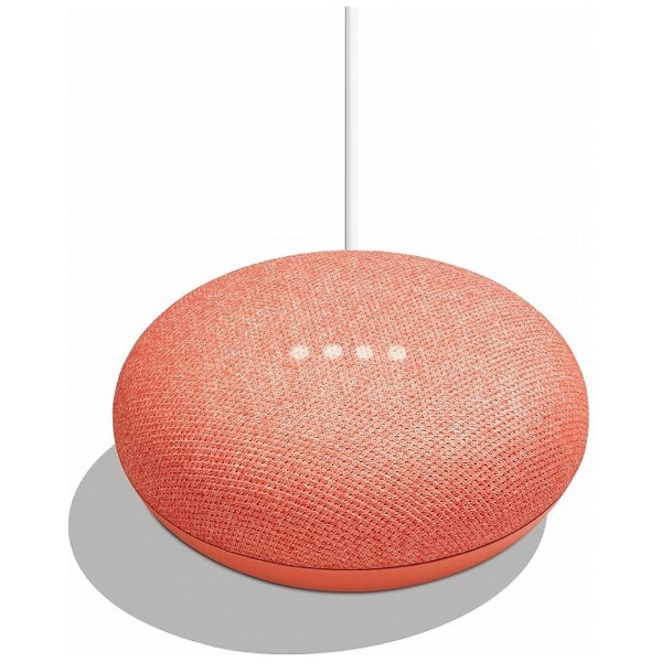 スマートスピーカー Google Home Mini コーラル GA00217JP [Bluetooth対応 /Wi-Fi対応]