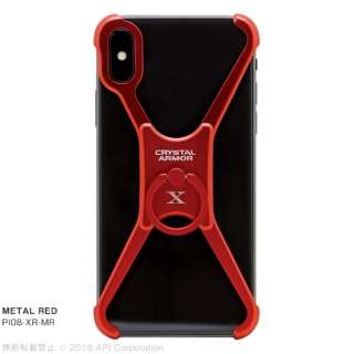 CRYSTAL ARMOR X Ring METAL RED for iPhone X METAL RED PI08XRMR METAL RED