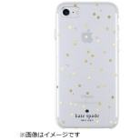 iPhone 8 / 7 / 6s / 6p@Hardshell Case KSIPH-068-SDGLD Scatter Dot Gold with Gems