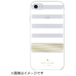 iPhone 8 / 7 / 6s / 6p@Protective Hardshell Case KSIPH-068-STPWG Stripe 2 White/Gold