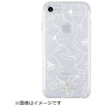iPhone 8 / 7 / 6s / 6p@Hardshell Case KSIPH-068-DFWG Dreamy Floral White with Gems