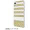 iPhone 8 / 7 / 6s / 6p@Hardshell Case KSIPH-068-STPGG Stripe 2 Gold Glitter/White_3