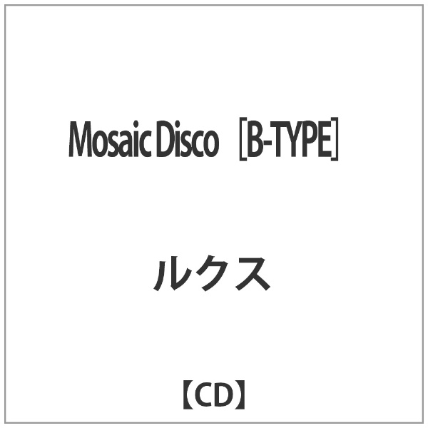 メーカー直売 男女兼用 ルクス Mosaic Disco CD