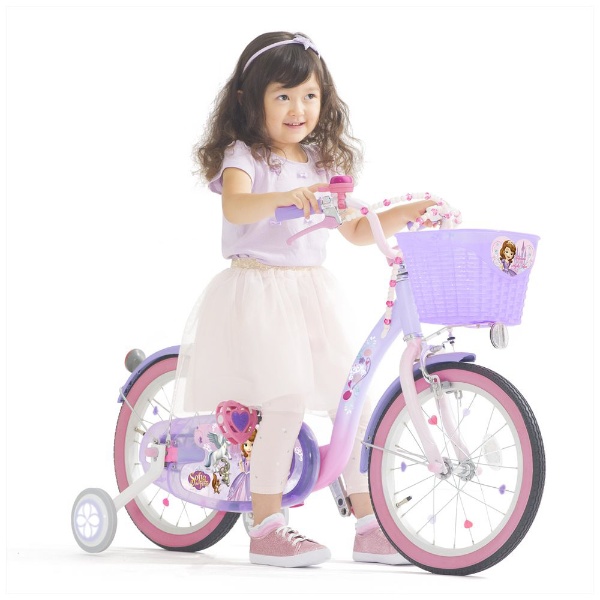 16型 幼児用自転車 ソフィア＆スカイ 16（パープル×ピンク/シングルシフト） 【キャンセル・返品不可】