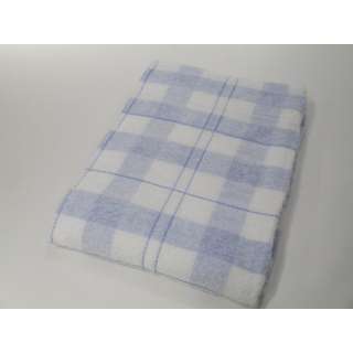 先染提花机毛巾被检查单人尺寸(140×190cm/蓝色)