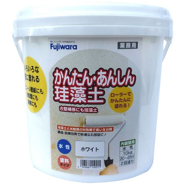 フジワラ 簡単安心珪藻土10kg ポリ缶 ピンク - 2