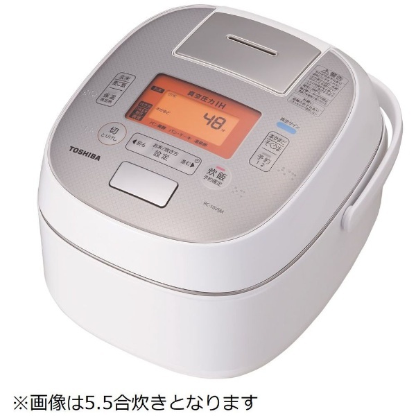 RC-18VSM-W 炊飯器 圧力+真空 合わせ炊き グランホワイト [1升 /圧力IH] 東芝｜TOSHIBA 通販