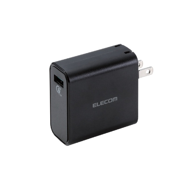  タブレット／スマートフォン対応 [USB給電] AC充電器 QuickCharge3.0対応 3A出力 USB1ポート MPA-ACUQ01BK