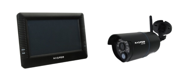 モニター＆ワイヤレスHDカメラセット WHC7M2 防犯カメラ動作確認済みです