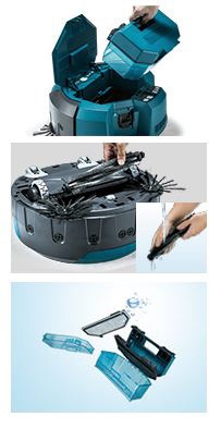 ロボット掃除機 ［バッテリ・充電器別売］ ブルー RC200DZ [吸引タイプ ...