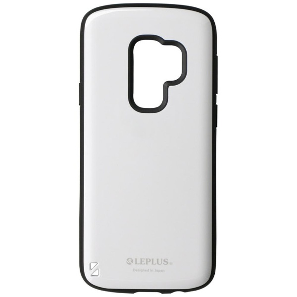 Galaxy SALE 64%OFF S9+用 耐衝撃ハイブリッドケース PALLET ホワイト LEPLUS 蔵 LP-GS9PHVCWH