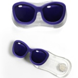 百万持有人强力磁铁式眼鏡持有人MH03-DB深蓝色