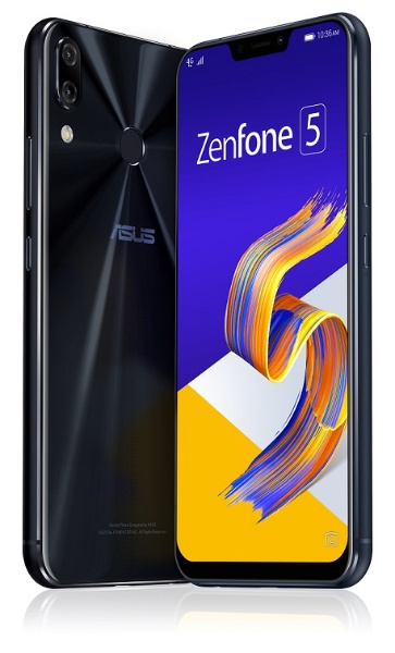 Zenfone 5 Series シャイニーブラック　ZE620KL-BK64S6 Snapdragon 636 6.2型ワイド メモリ/ストレージ：  6GB/64GB nanoSIM x2 DSDV対応 ドコモ/au/ソフトバンクSIM対応 SIMフリースマートフォン