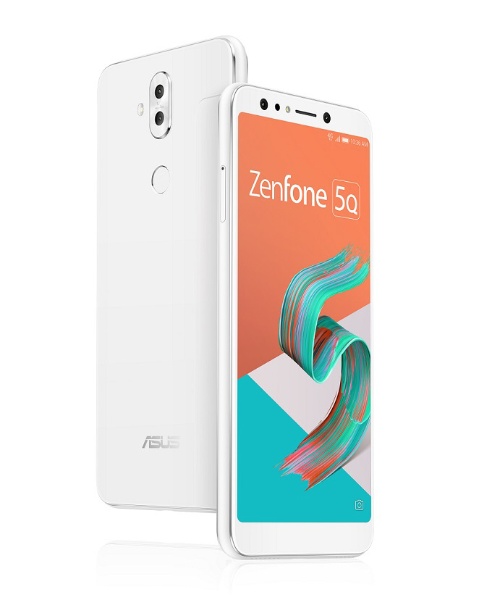 Zenfone 5Q Series ムーンライトホワイト　ZC600KL-WH64S4 Snapdragon 630 6型ワイド メモリ/ストレージ：  4GB/64GB nanoSIM x2 DSDS対応 ドコモ/au/ソフトバンクSIM対応 SIMフリースマートフォン