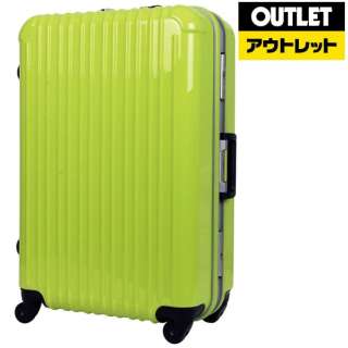 【アウトレット品】 フレームタイプスーツケース 45L グリーン 5089-53-GR [TSAロック搭載] 【生産完了品】