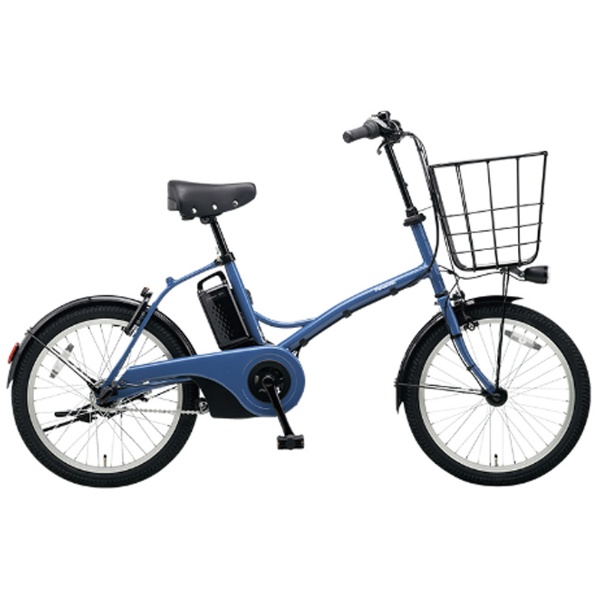 20型 電動アシスト自転車 グリッター(グレイッシュブルー/内装3段変速) BE-ELGL033V【2018年モデル】 【キャンセル・返品不可】