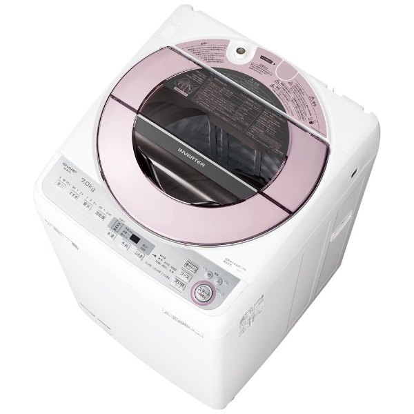 ビックカメラ.com - ES-GV7C-P 全自動洗濯機 ピンク [洗濯7.0kg /乾燥機能無 /上開き] 【お届け地域限定商品】