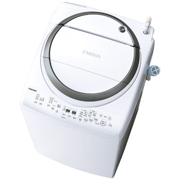 AW-8V7-S 縦型洗濯乾燥機 ZABOON（ザブーン） シルバー [洗濯8.0kg