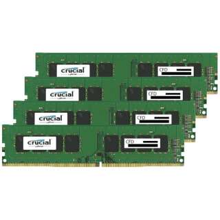 ݃@Crucial X^_[hf DDR4-2400 fXNgbvp 288pin DIMM 8GB 4g Q4U2400CM-8G