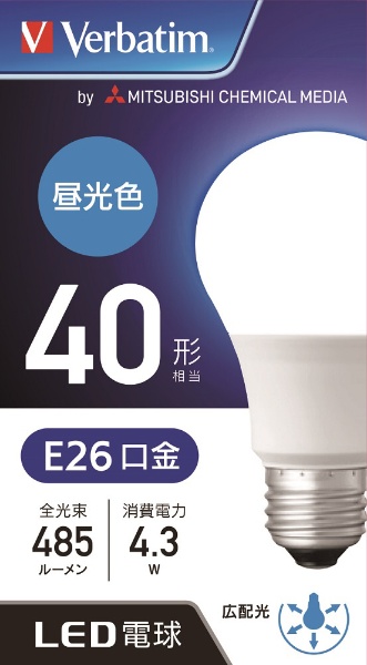 LED電球 外径70mm 広配光配光角180° LDG4N-G/G70/40V1 [E26 /ボール