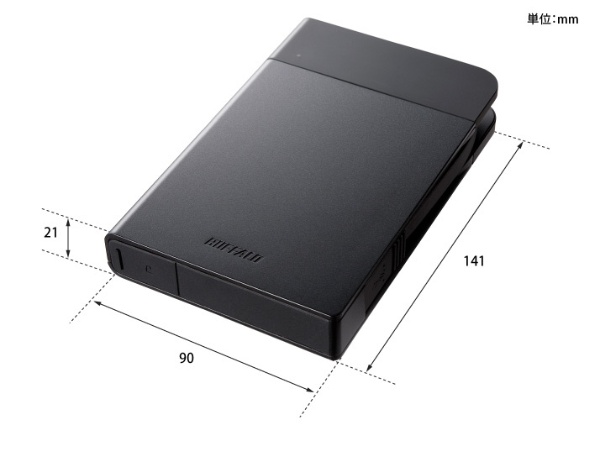 HD-PZF1.0U3-BKA 外付けHDD ブラック [1TB /ポータブル型] BUFFALO