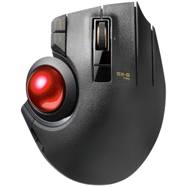 マウス トラックボール(Windows11対応/Mac) ブラック M-XPT1MRXBK [光学式 /無線(ワイヤレス) /8ボタン /USB]