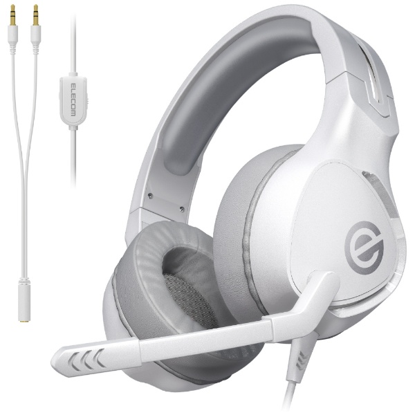HS-G01WH ゲーミングヘッドホン ホワイト [φ3.5mmミニプラグ /両耳