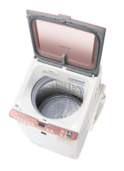 ビックカメラ.com - ES-PX8C-P 縦型洗濯乾燥機 ピンク [洗濯8.0kg /乾燥4.5kg /ヒーター乾燥 /上開き]  【お届け地域限定商品】