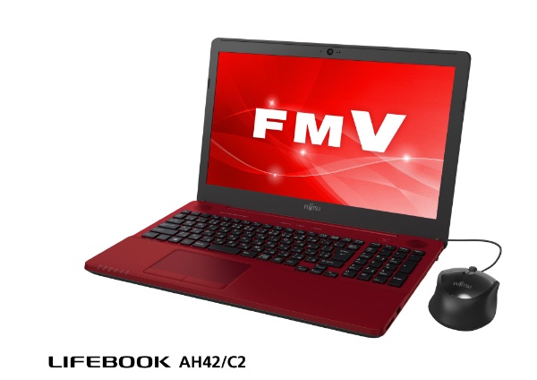 FMVA42C2R ノートパソコン LIFEBOOK（ライフブック） ルビーレッド [15.6型 /Windows10 Home /intel  Celeron /Office HomeandBusiness /メモリ：4GB /HDD：1TB /2018年6月モデル]