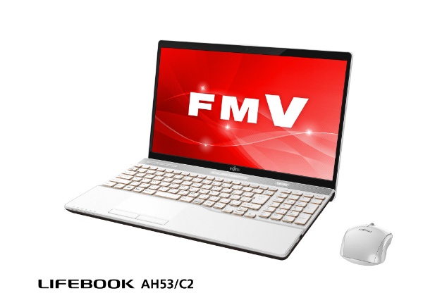FMVA53C2W ノートパソコン LIFEBOOK（ライフブック） プレミアムホワイト [15.6型 /Windows10 Home /intel  Core i7 /Office HomeandBusiness /メモリ：8GB /HDD：1TB /2018年7月モデル]