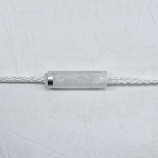 銀ﾒｯｷ単結晶銅導体 2PINｺﾈｸﾀｲﾔﾎﾝｹｰﾌﾞﾙΦ4.4mm ﾊﾞﾗﾝｽ ブラック HC 