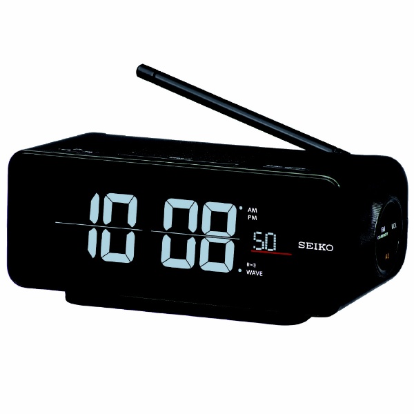 目覚まし時計 シリーズC3 黒 2020 DL213K 交換無料 電波自動受信機能有 デジタル