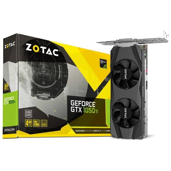 グラフィックボード ZOTAC GeForce GTX 1050 Ti 4GB LP  ZTGTX1050TI-4GD5LP/ZT-P10510E-10L [4GB /GeForce GTXシリーズ] ZOTAC｜ゾタック 通販 