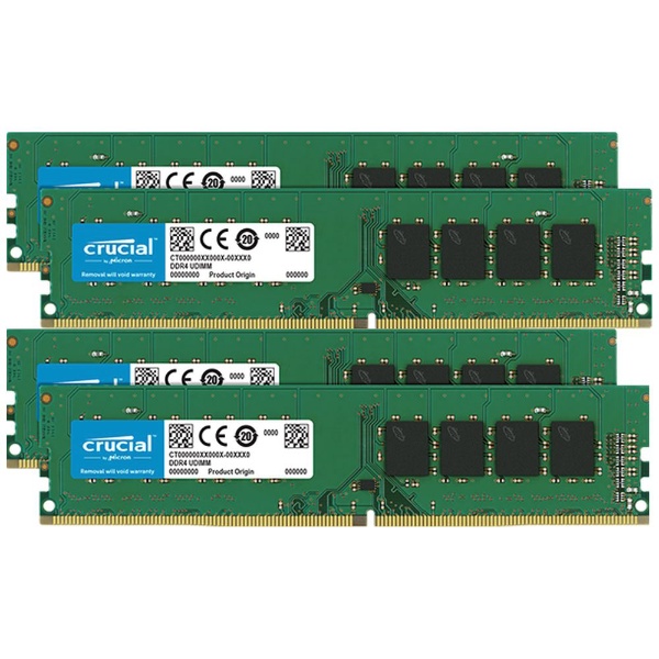 増設メモリ　デスクトップ用 Crucial 16GB×4枚 DDR4-2133 CT4K16G4DFD8213 【バルク品】