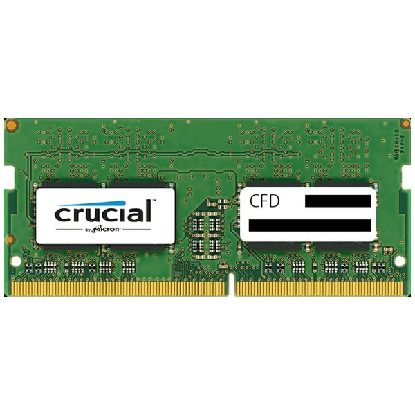 ビックカメラ.com - 増設メモリ　ノート用 Crucial スタンダードモデル DDR4-2400 260pin SO-DIMM 16GB  D4N2400CM-16G [SO-DIMM DDR4 /16GB /1枚]