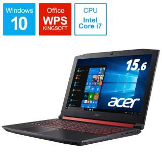Acer Nitro 5 m[gp\R VF[ubN AN515-52-N76H [15.6^ /Windows10 Home /intel Core i7 /WPS Office /F16GB /HDDF1TB /SSDF128GB /2018N6f]