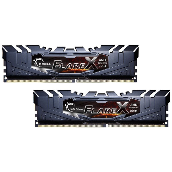 増設メモリ Flare X 16GB 8GB×2枚組 F4-2400C16D-16GFX [DIMM DDR4 /8GB /2枚] GSKILL｜ジースキル  通販 | ビックカメラ.com