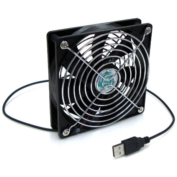 USB扇風機〕 BIGFAN120U for Men ブラック タイムリー｜TIMELY 通販 | ビックカメラ.com