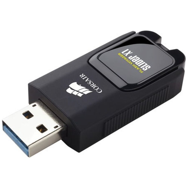CMFSL3X1-256GB USBメモリ Flash Voyager Slider ブラック [256GB /USB3.0 /USB TypeA  /スライド式] 【バルク品】