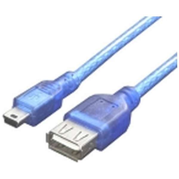 0.2m[mini USB オス→メスUSB-A]変換ケーブル USBA-M5/CA20 TFTEC JAPAN｜ティーエフテックジャパン