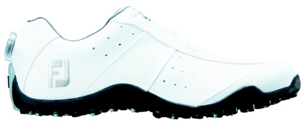  25.0cm/靴幅：3E メンズ スパイクレス ゴルフシューズ EXL Spikeless Boa(White) #45180